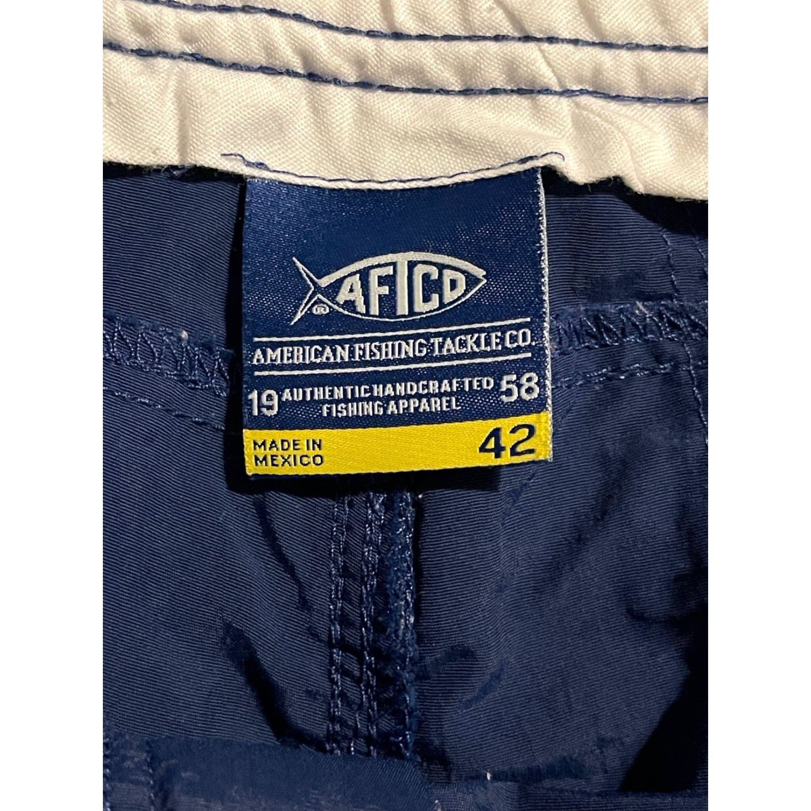 Vintage AFTCO Original Fishing Shorts Adult Size 39 Blue Inseam 6” Size US 39 - 4 Thumbnail