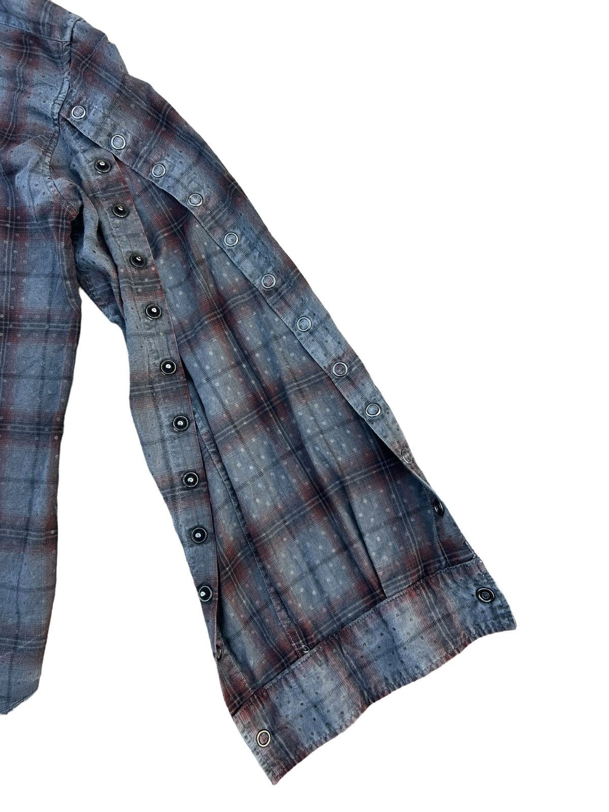 20471120 Vintage Paranoid Japan Blink Dot Bondage Flannel Shirt Size US S / EU 44-46 / 1 - 7 Thumbnail