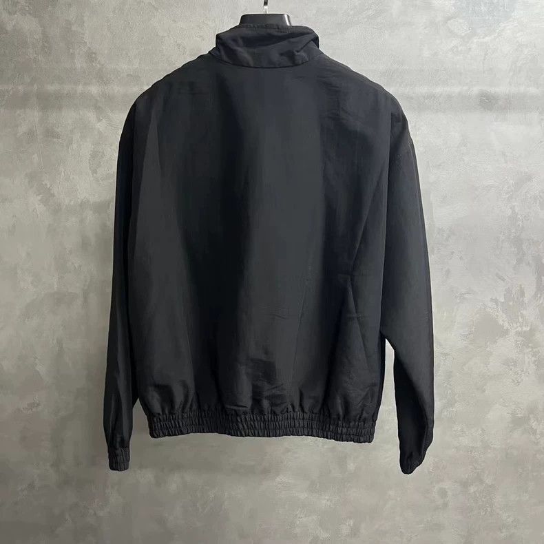 Balenciaga Balenciaga Black solid logo print zip collar sport long sle Size US XS / EU 42 / 0 - 2 Thumbnail