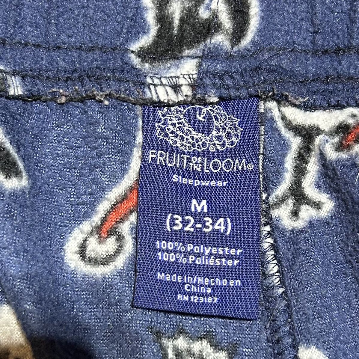 Fruit Of The Loom Fruit of the Loom Christmas Pajama Pants Sleepwear Medium Size US 32 / EU 48 - 4 Thumbnail