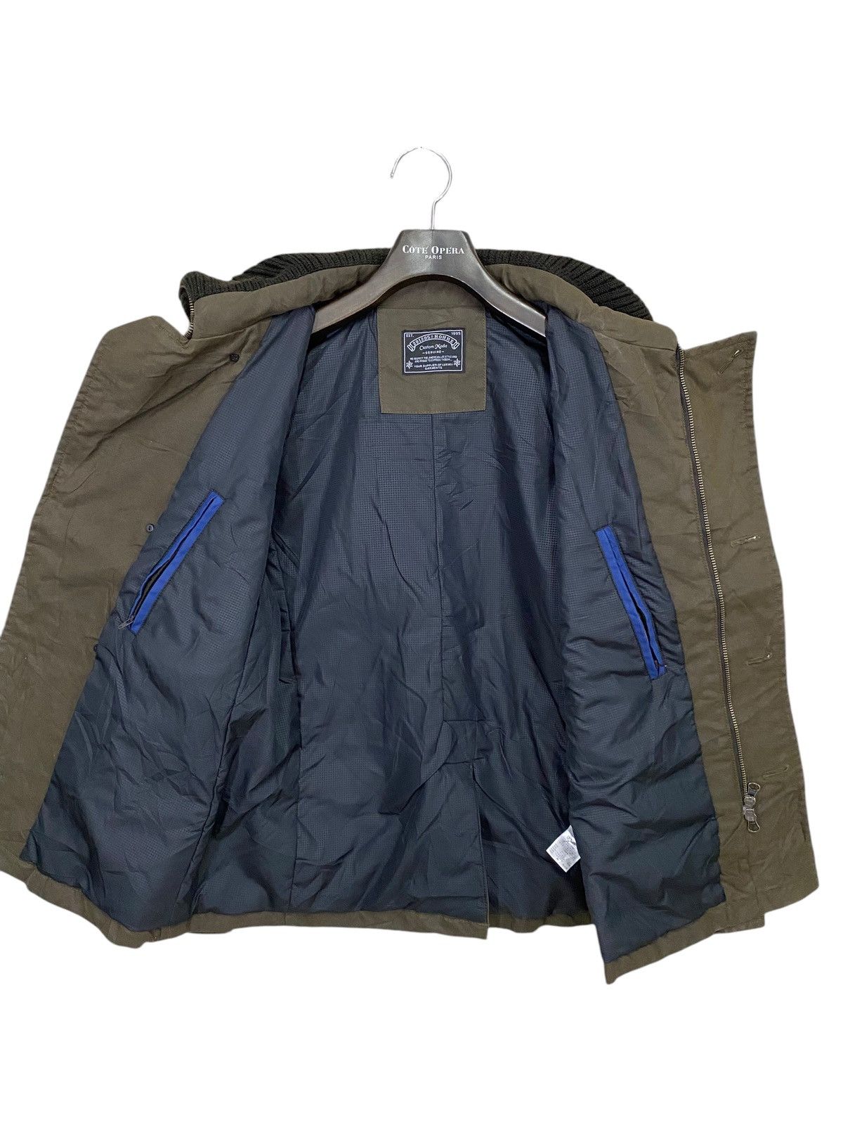 20471120 × Designer × Japanese Brand 291295=homme custom made waxed jacket rider sz2 Size US M / EU 48-50 / 2 - 6 Thumbnail