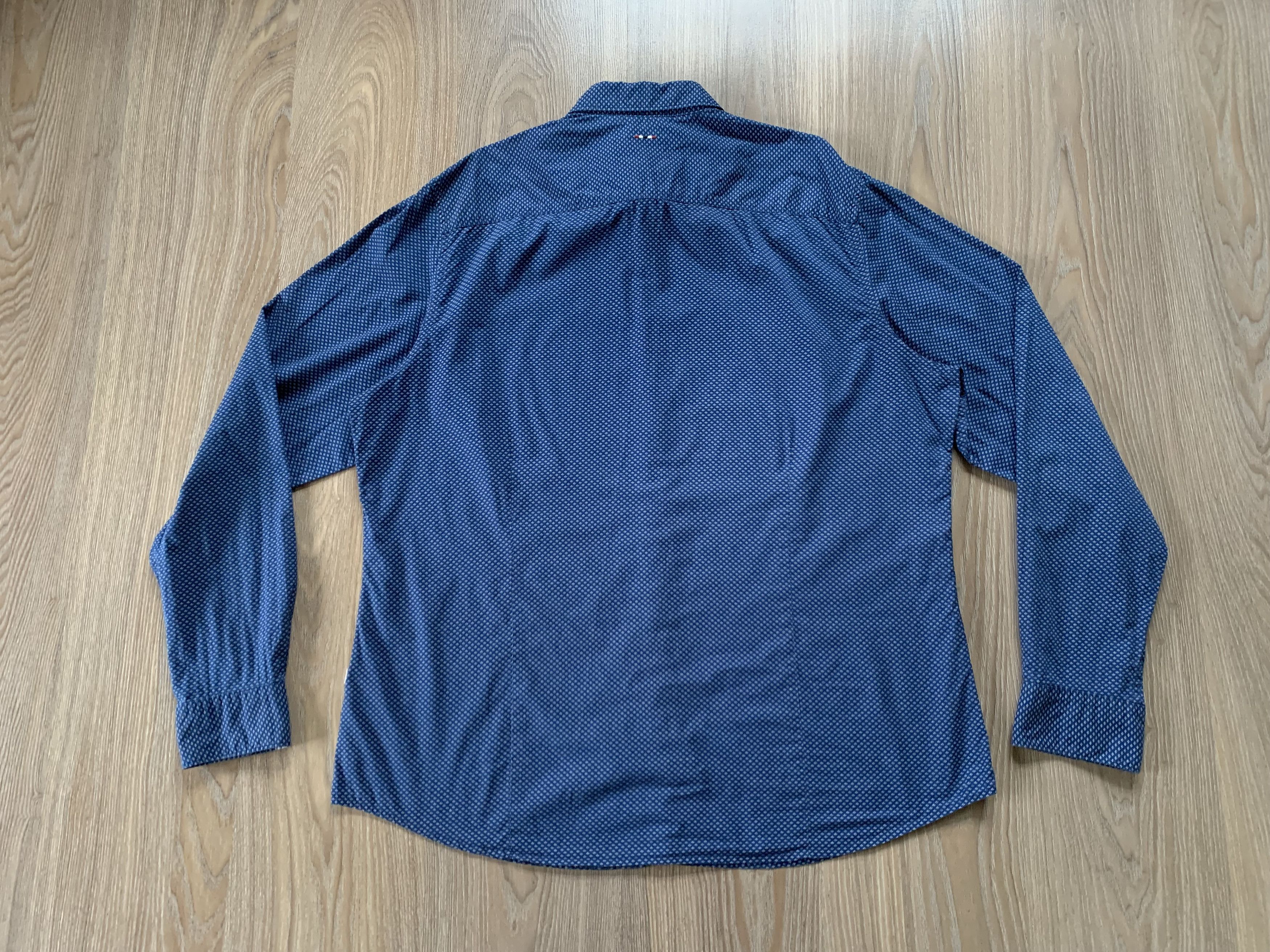 Napapijri Napapijri Blue Long Sleeve Shirt Size US XXL / EU 58 / 5 - 3 Thumbnail