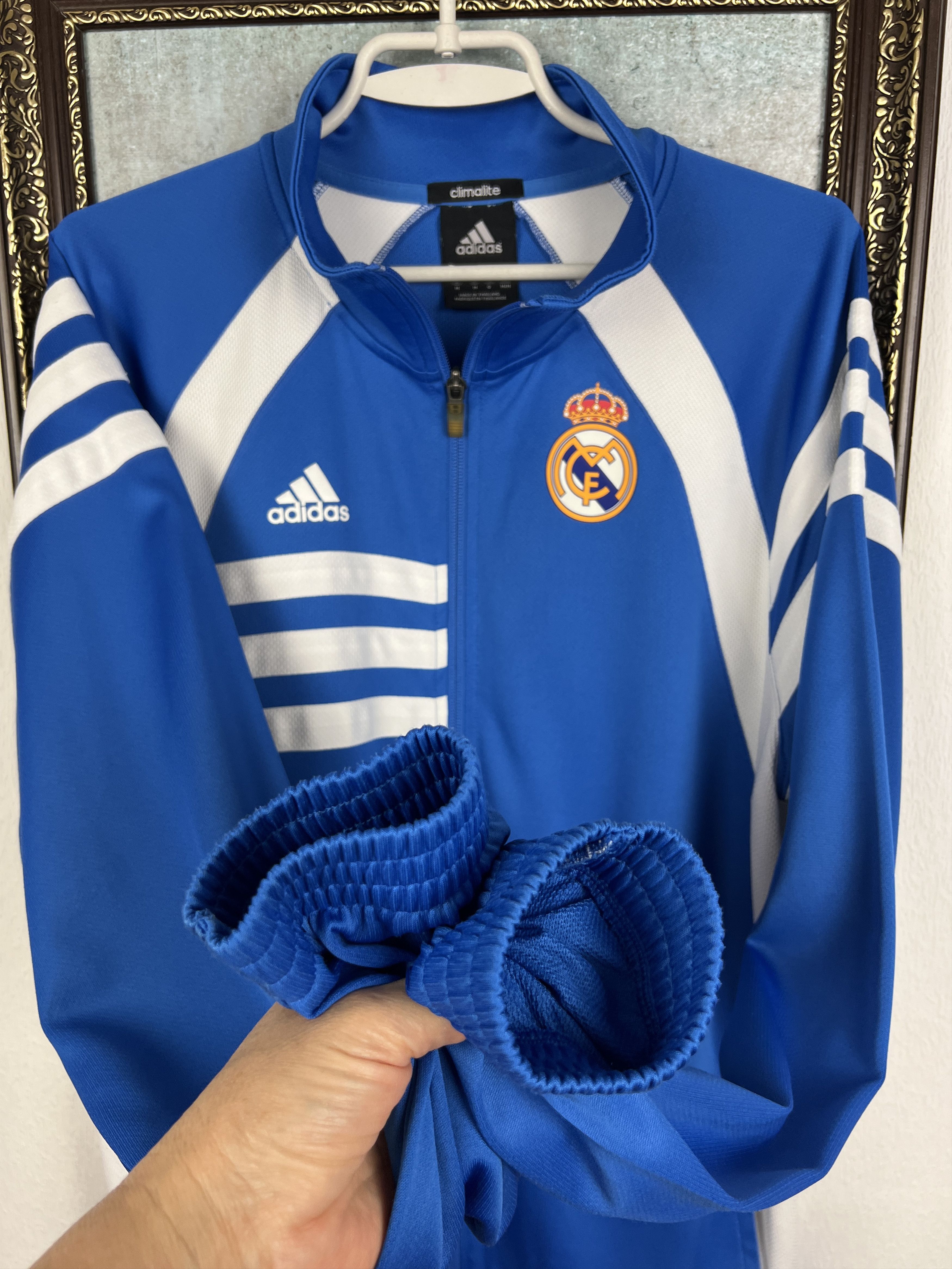 Adidas Vintage Adidas Real Madrid Football Jacket Soccer Track Top Size US M / EU 48-50 / 2 - 7 Thumbnail