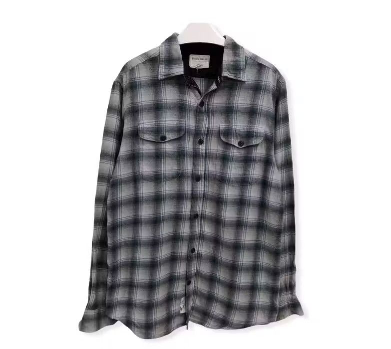 image of Vintage Field And Stream Plaid Tartan Flannel Shirt, Men's (Size Medium)