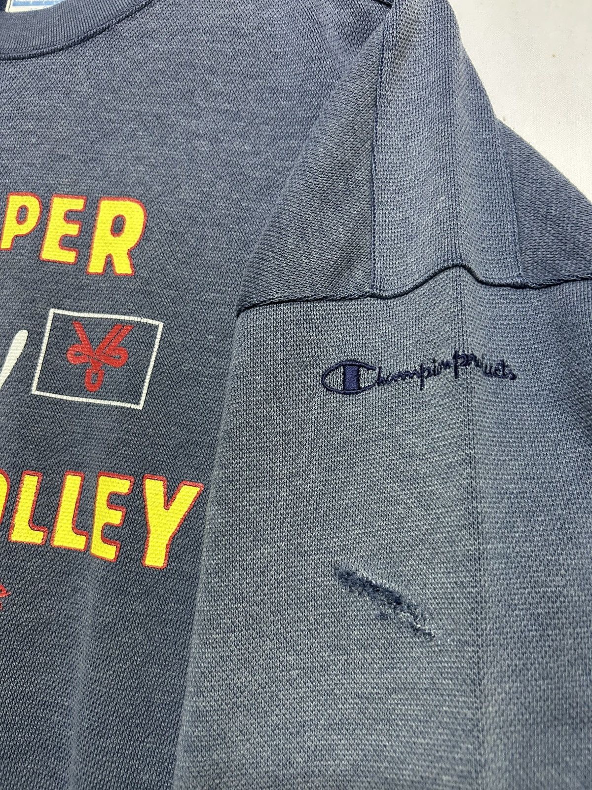 Champion × Vintage Vintage Sunfaded Championproduct USA 94 super college volley Size US XL / EU 56 / 4 - 3 Thumbnail