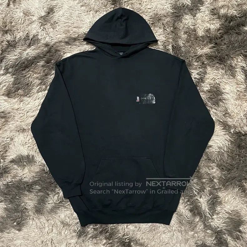Balenciaga Balenciaga Black Cola Tape Hoodie Size US XS / EU 42 / 0 - 1 Thumbnail