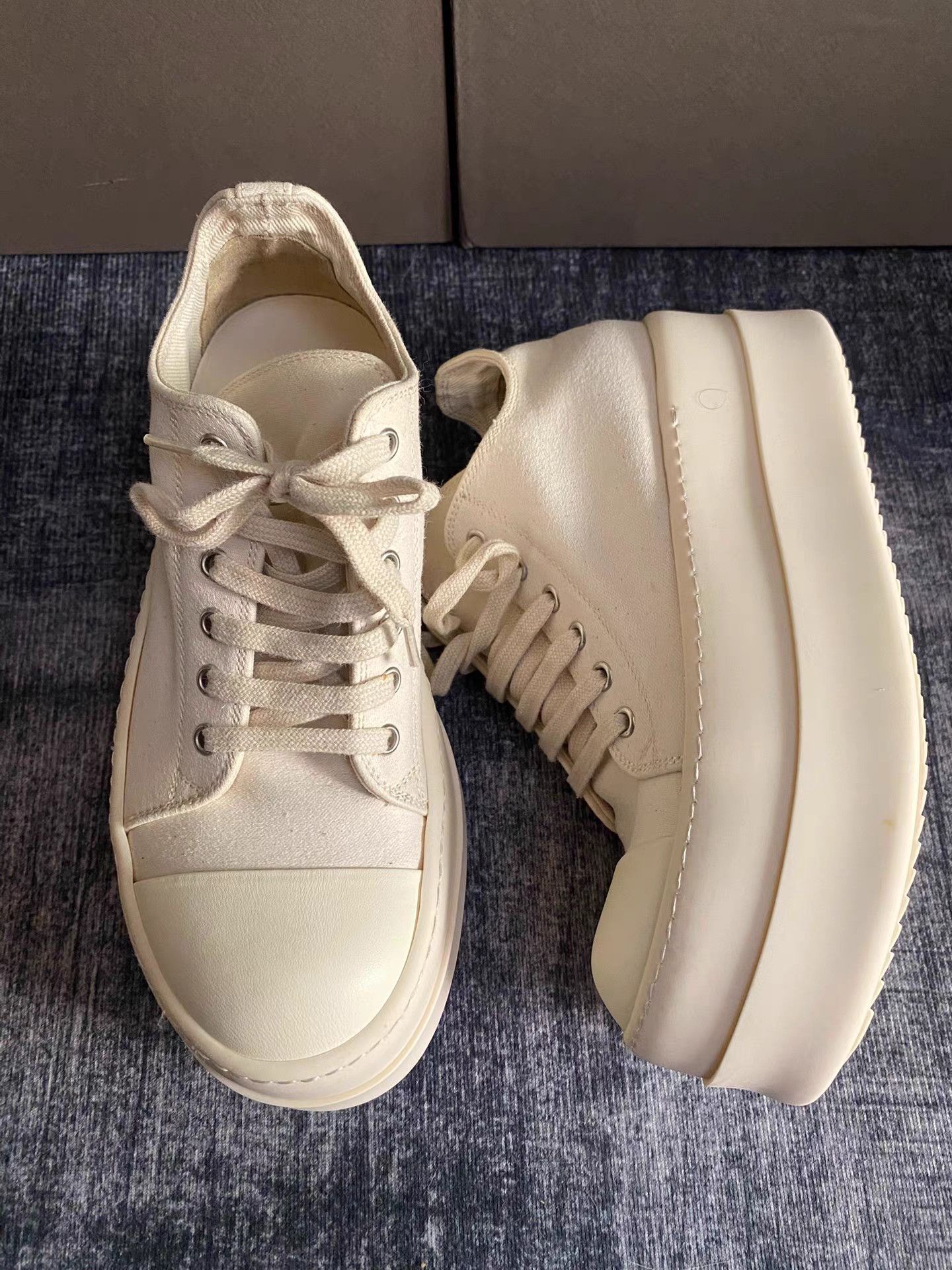 Rick Owens Rick Owens DRKSHDW Low Top Platform Turbo Cyclops Size US 8 / IT 38 - 4 Thumbnail