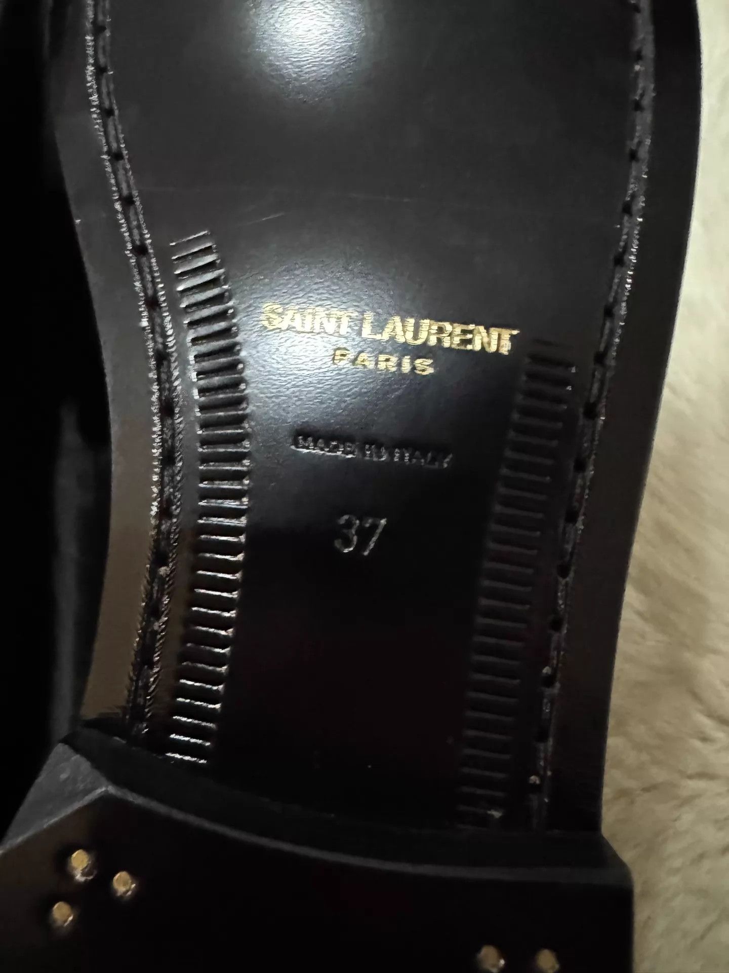 Saint Laurent Paris Women's Saint Laurent Classic Leather Loafers 37 New Size US 6.5 / IT 36.5 - 6 Thumbnail