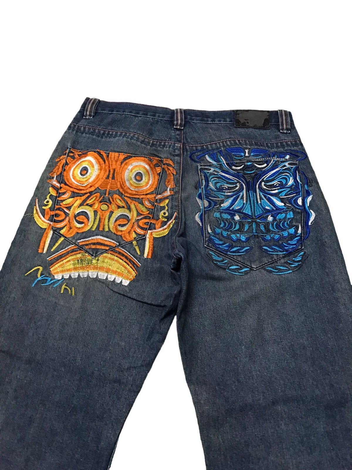 Coogi 🔥🔥VERY RARE🔥🔥 Y2k Coogi Embroidered Baggy Skater Jeans Size US 36 / EU 52 - 9 Thumbnail