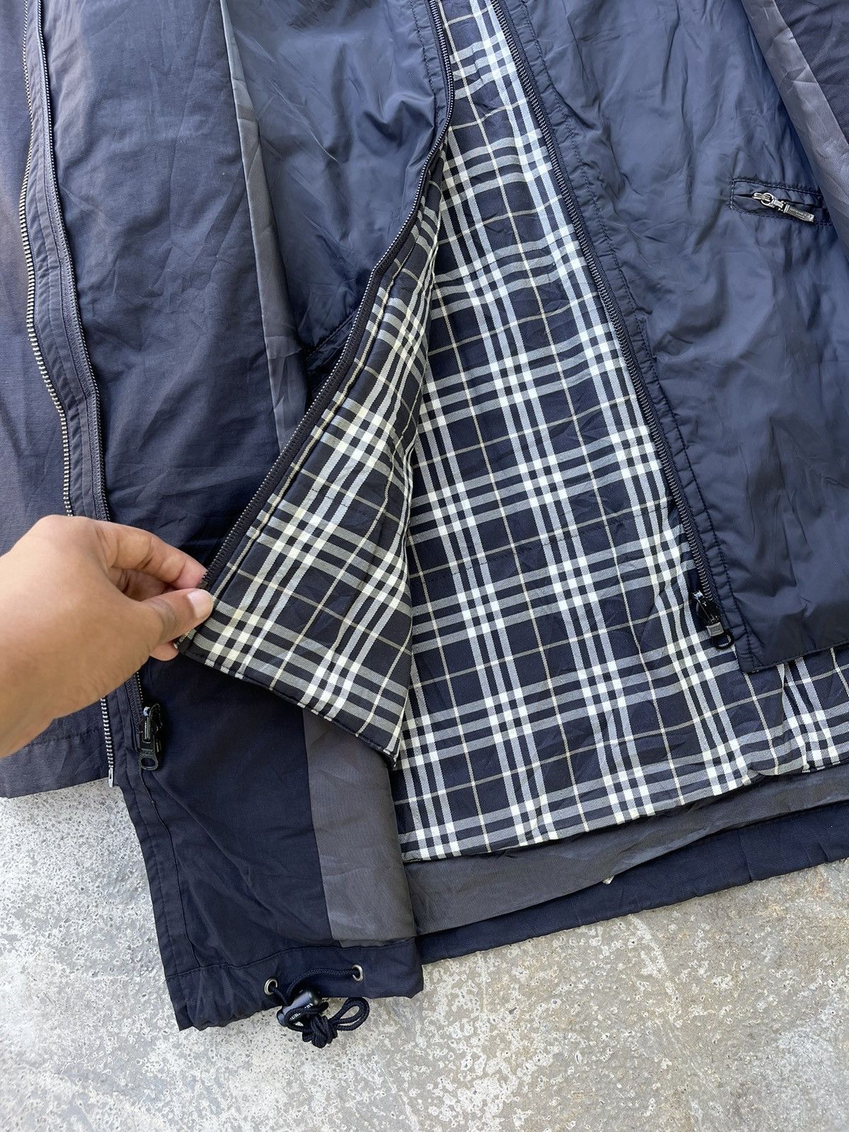 Burberry 🔥Vintage Burberry Double Layer Nova Check Coat/Jacket Size US M / EU 48-50 / 2 - 11 Thumbnail