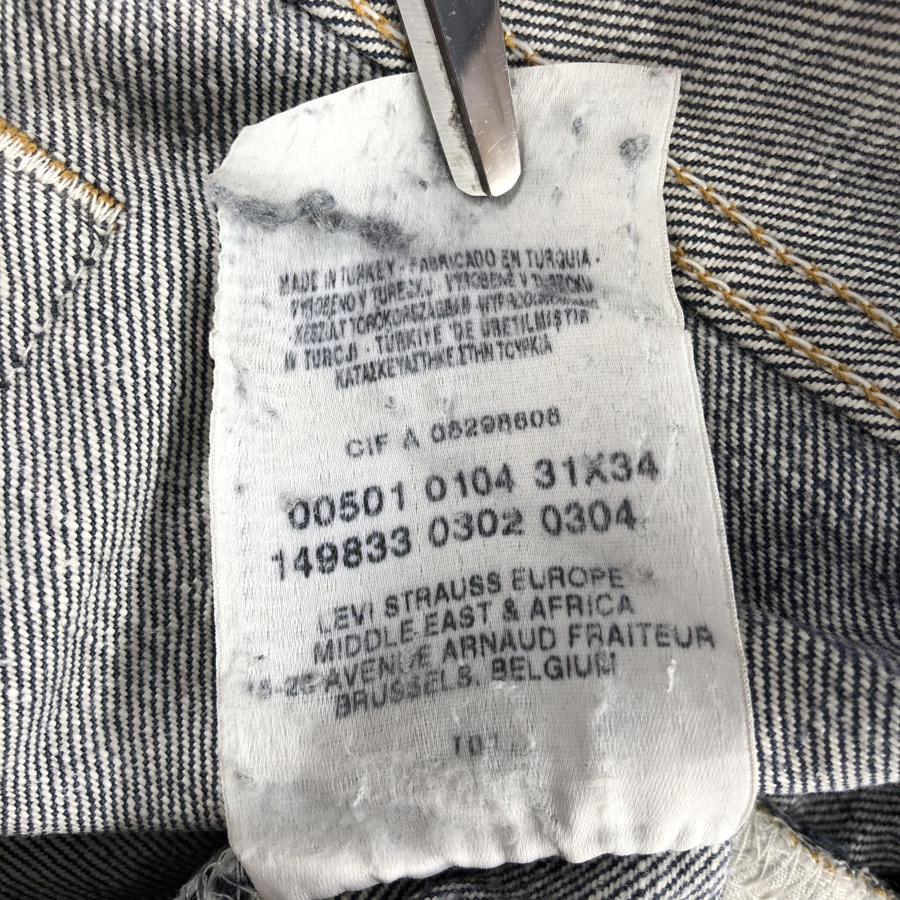 Levi's × Vintage Vintage Levis 501 Jeans-JM2409 Size US 31 - 21 Thumbnail