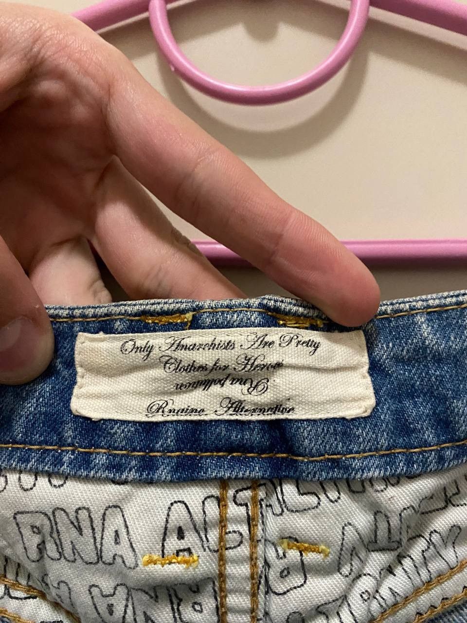 Japanese Brand × Vintage RNA ALTERNATIVE WOMEN JEANS SKIRT Size 26" / US 2 / IT 38 - 12 Thumbnail