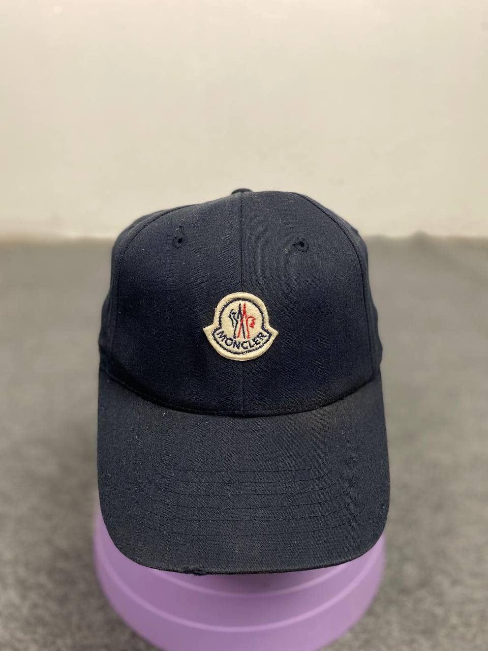 Moncler moncler full cap embroided logo distressed Size ONE SIZE - 11 Thumbnail