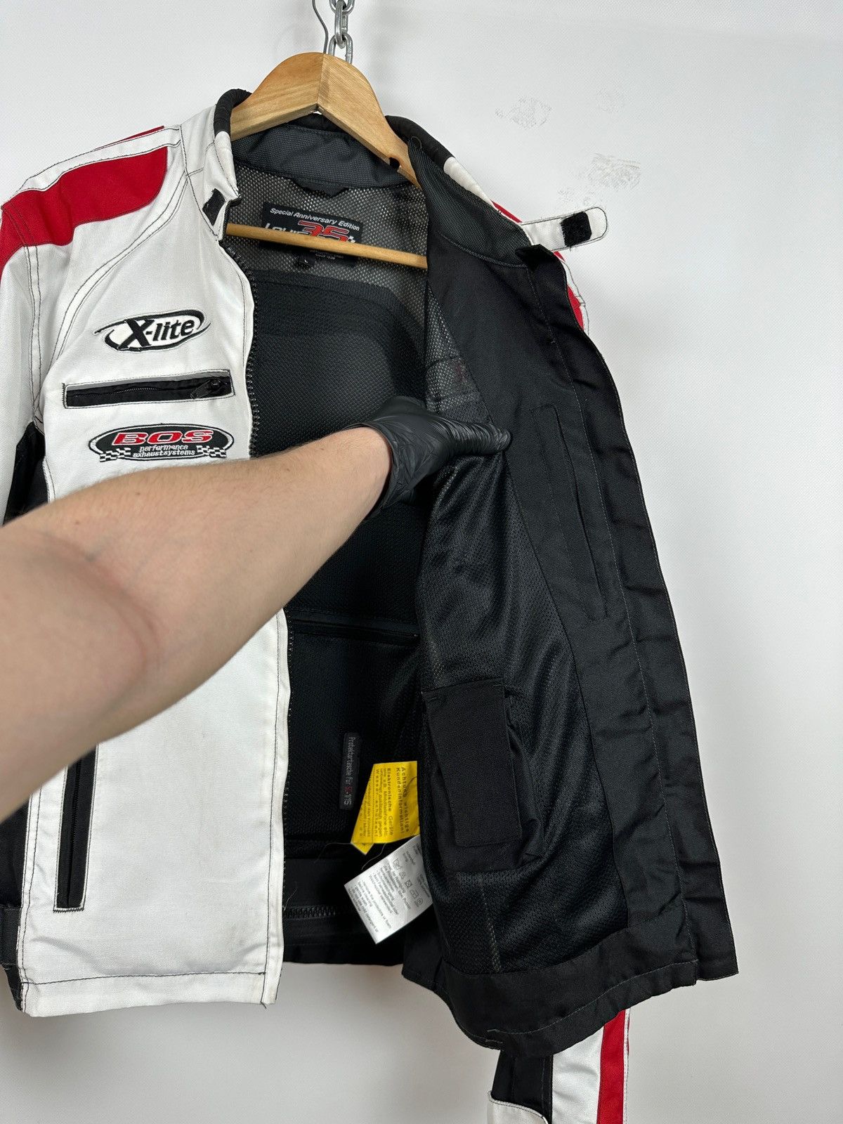 Vintage Vintage Bridgestone Louis 75 Motorcycle Racing Jacket Size US L / EU 52-54 / 3 - 24 Thumbnail