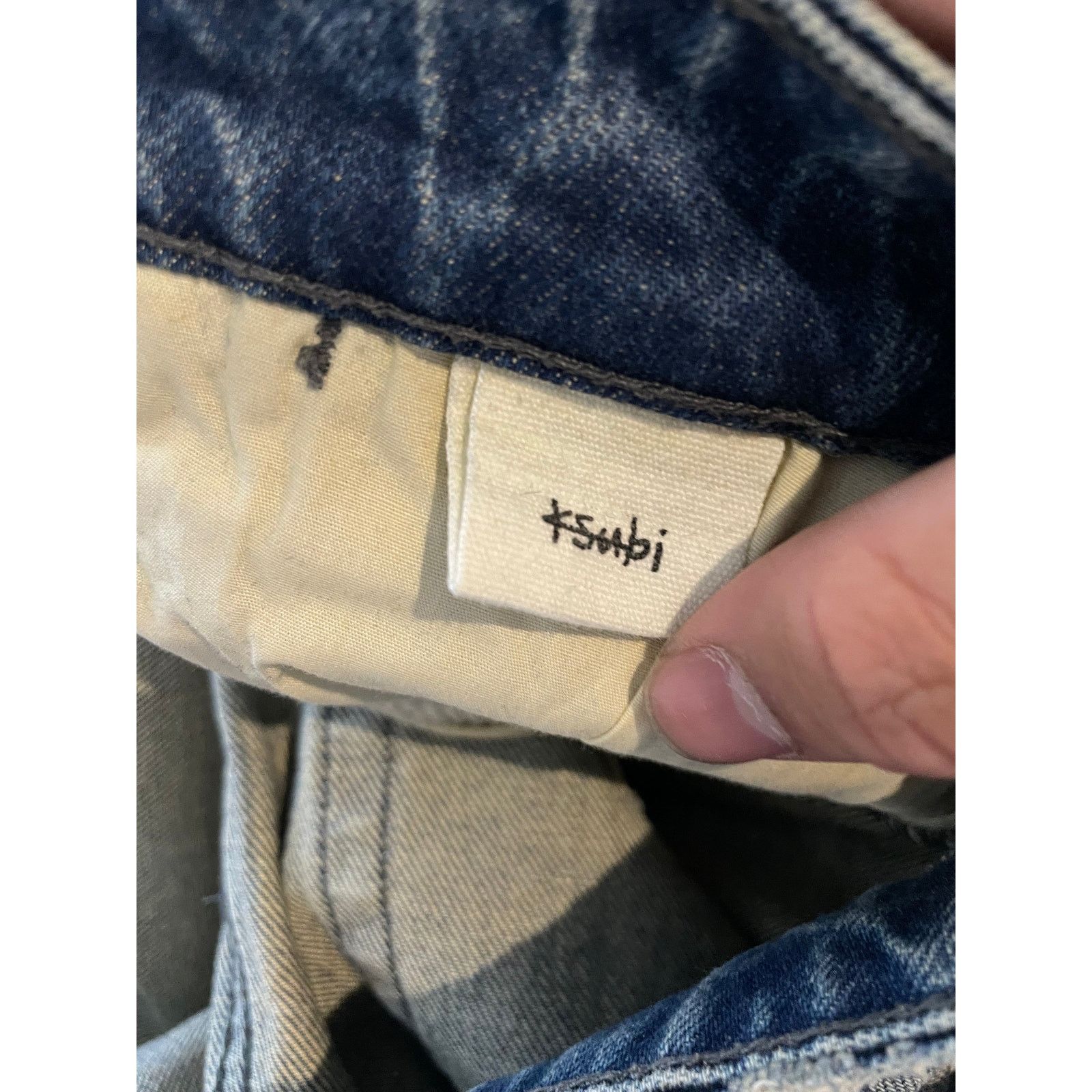 Ksubi Ksubi Distressed Dark Wash Jeans Size US 38 / EU 54 - 4 Thumbnail