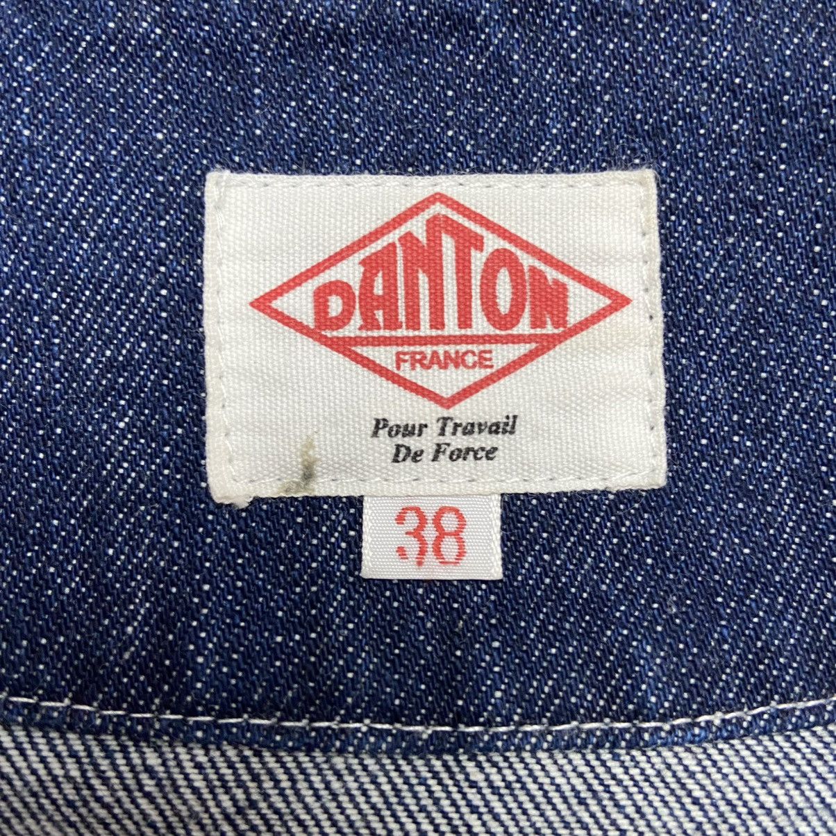 Danton Danton Denim Collarles Jacket Size US M / EU 48-50 / 2 - 6 Thumbnail