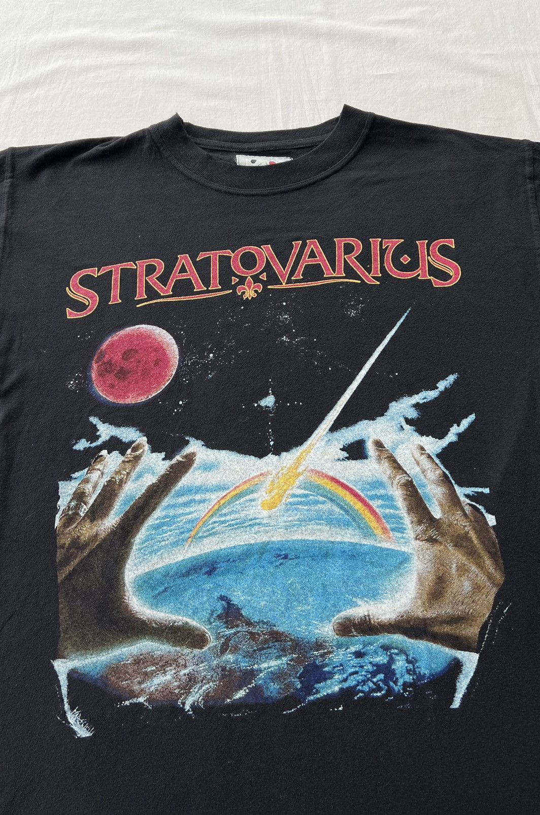 Band Tees Vintage 1997 Stratovarius Visions Metal Band T-shirt Size US L / EU 52-54 / 3 - 5 Thumbnail