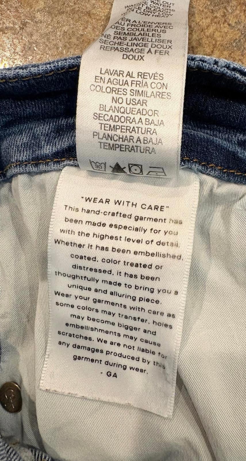 Other Good American Light Blue Distressed Skinny Jeans Size 28" / US 6 / IT 42 - 7 Thumbnail