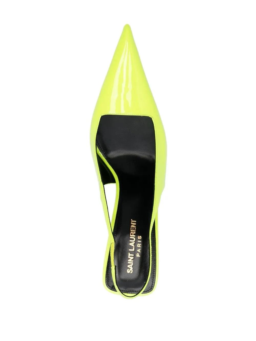 Saint Laurent Paris o1y0126 Soft Leather Pumps in Yellow Size US 6 / IT 36 - 3 Thumbnail