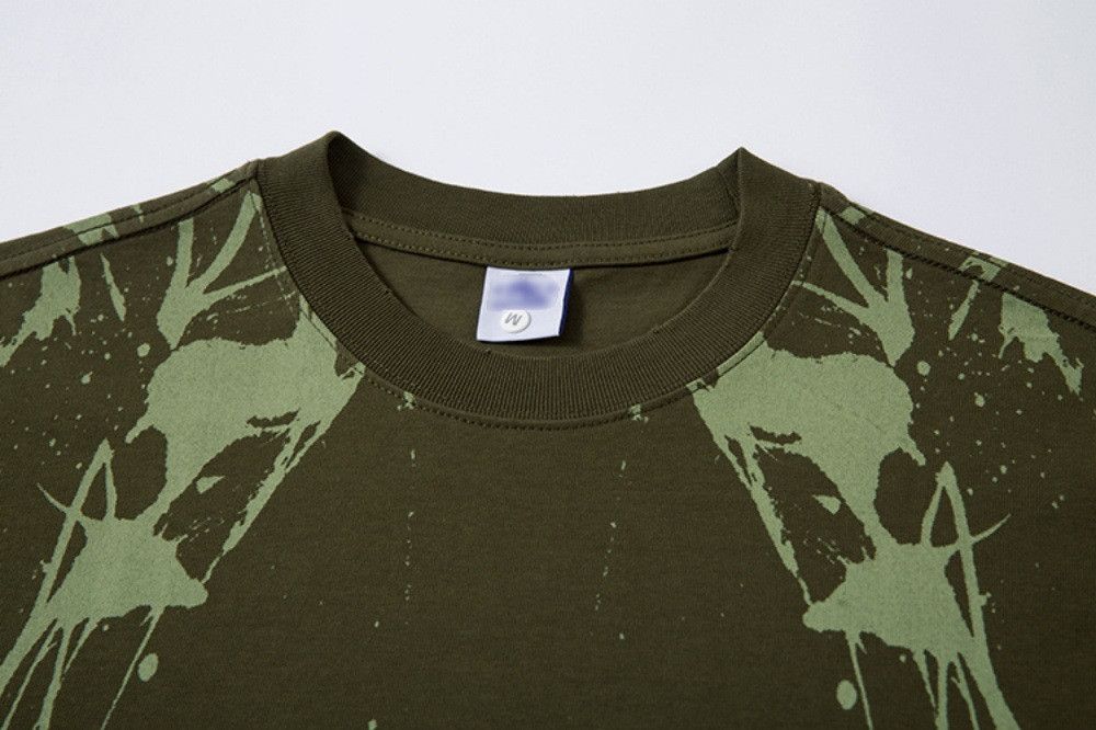 Japanese Brand × Vintage American street style distressed ink-splashed loose T-shirt Size US M / EU 48-50 / 2 - 3 Thumbnail