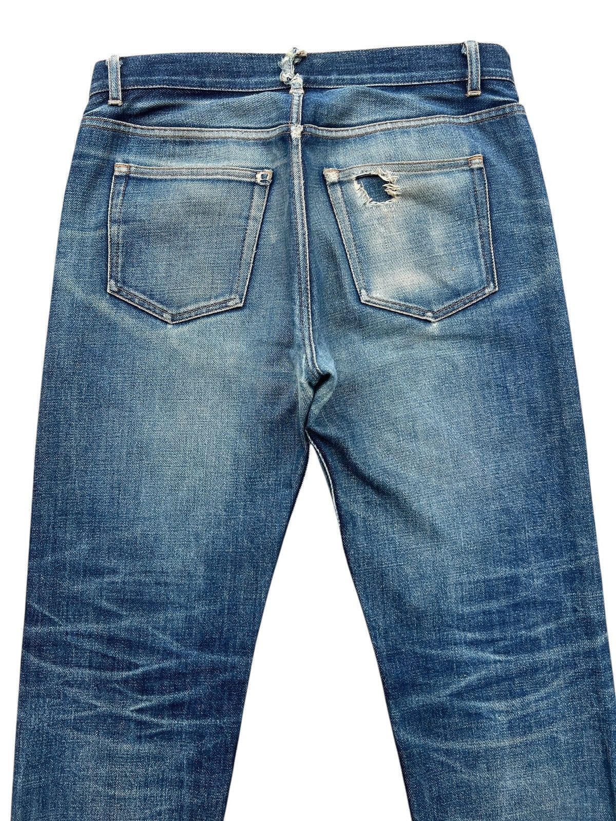 A.P.C. Vintage APC Selvedge Distressed Denim Jeans 31x33.5 Size US 31 - 5 Thumbnail