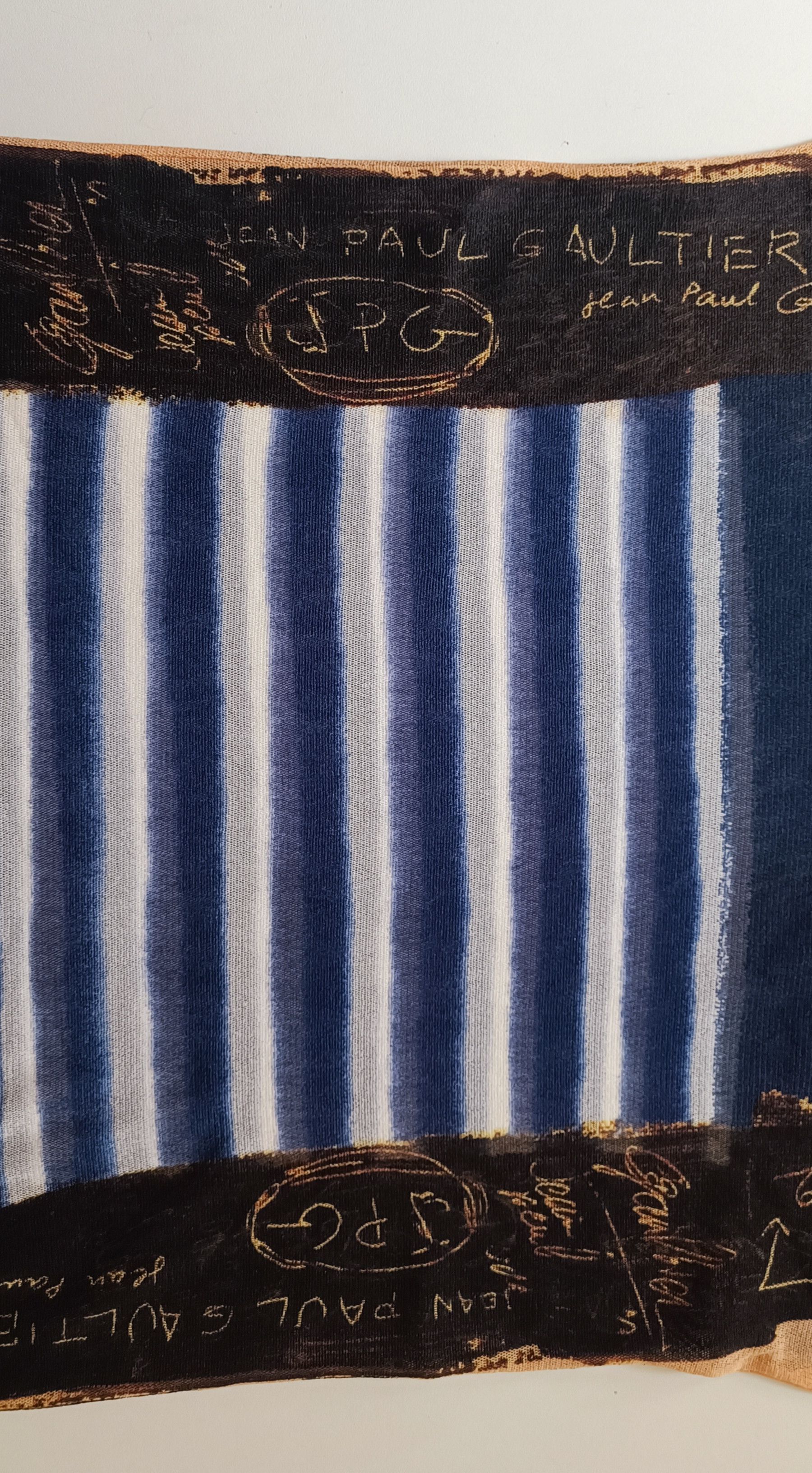 Jean Paul Gaultier SS2001- Graffiti and stripes long top Size US S / EU 44-46 / 1 - 24 Thumbnail