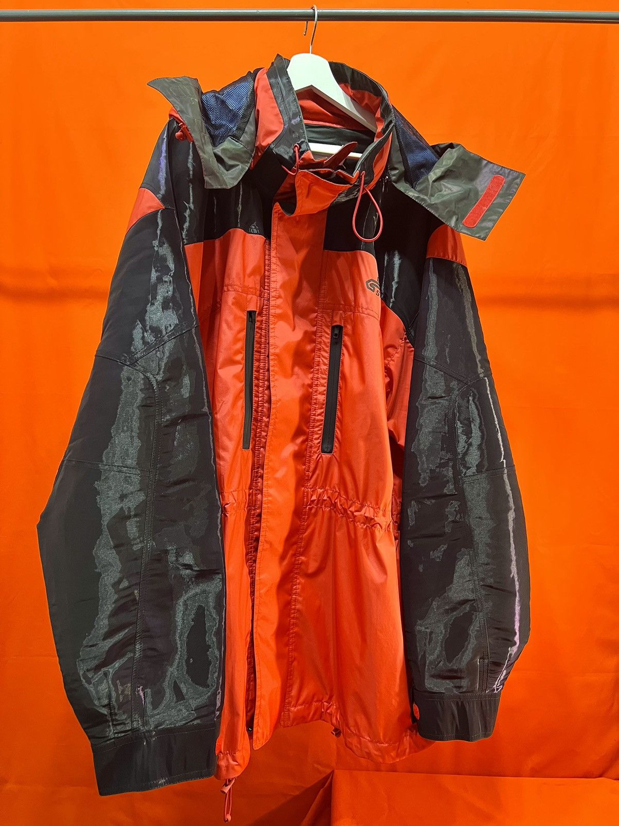 image of Maison Margiela Raincoat Defile John Galliano, 2018 in Red, Men's (Size 2XL)