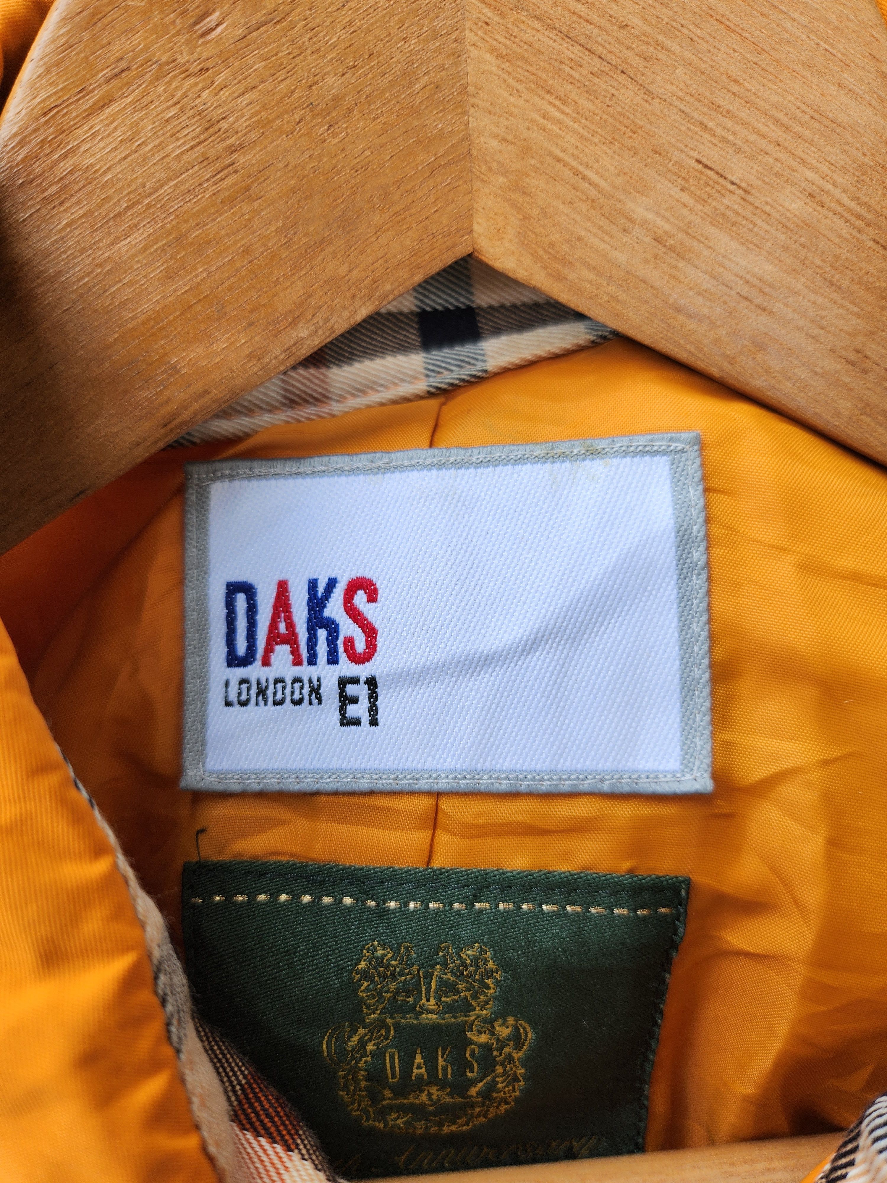 DAKS × If Six Was Nine × Japanese Brand 💥Nice Daks London E1 Trench Coat Jacket Size M / US 6-8 / IT 42-44 - 12 Thumbnail