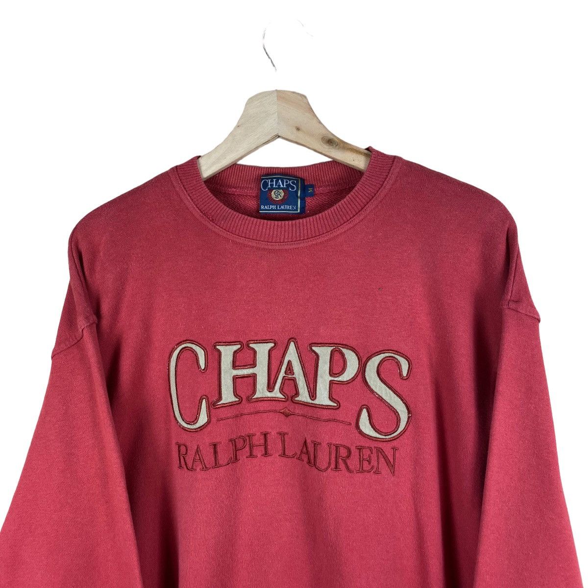 Chaps Ralph Lauren × Ralph Lauren VINTAGE CHAPS RALPH LAUREN BIG LOGO EMBROIDERY SWEATSHIRT Size US M / EU 48-50 / 2 - 2 Thumbnail