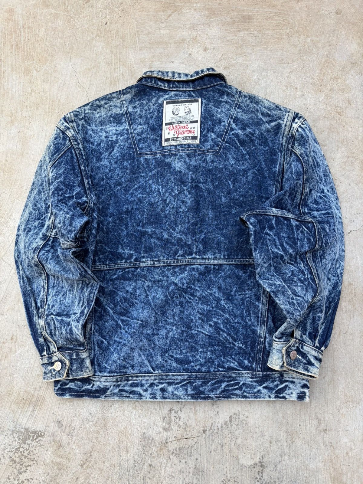 Hysteric Glamour Vintage 80s Hysteric Glamour Y2K Punk Denim Trucker Size US M / EU 48-50 / 2 - 4 Thumbnail