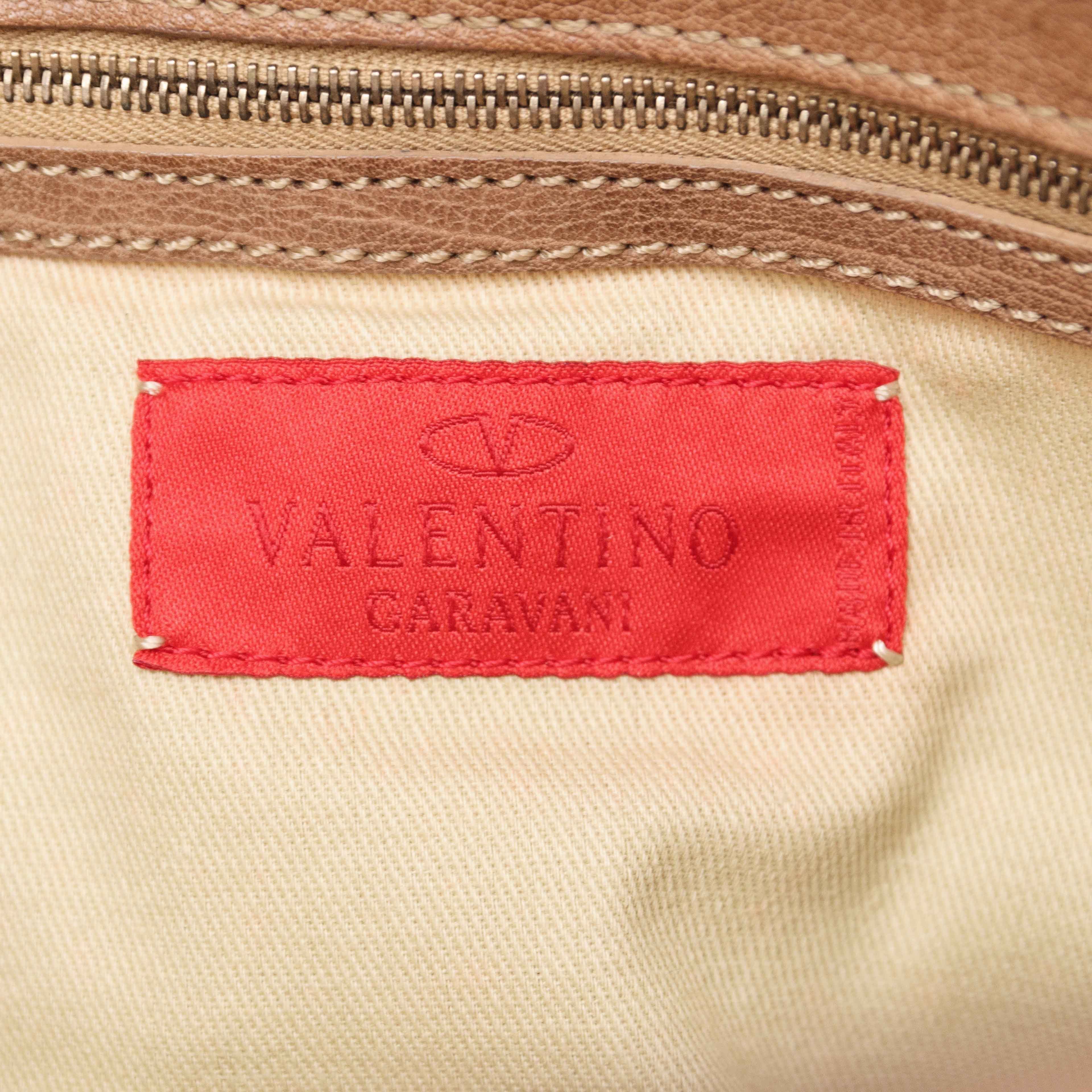 Valentino Valentino Garavani Maison Lace-Embroidered Leather Handbag Size ONE SIZE - 20 Thumbnail