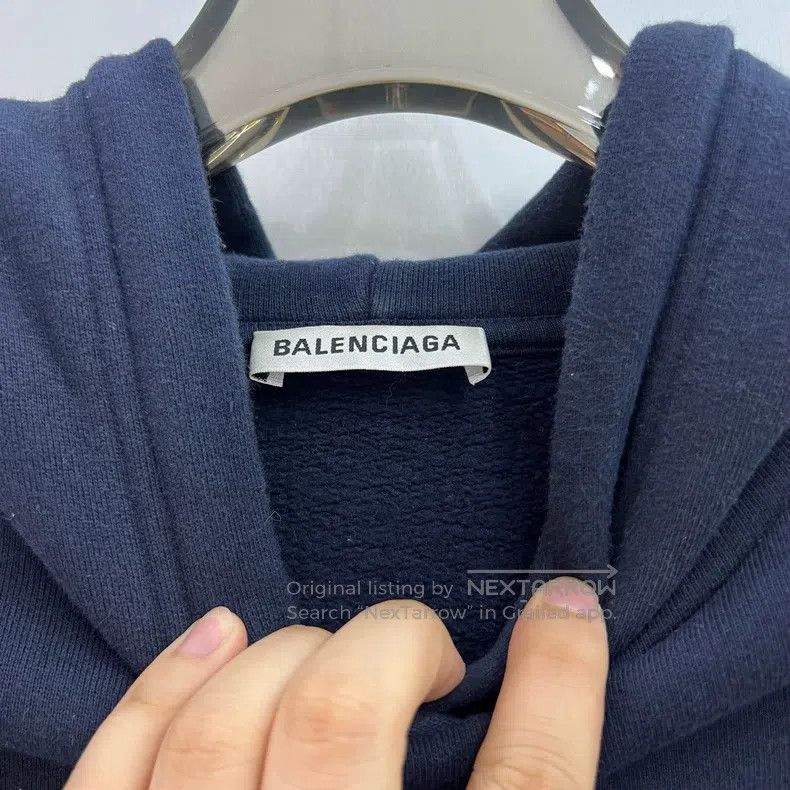 Balenciaga Balenciaga Eiffel Tower Small Logo Hoodie Size US M / EU 48-50 / 2 - 3 Thumbnail