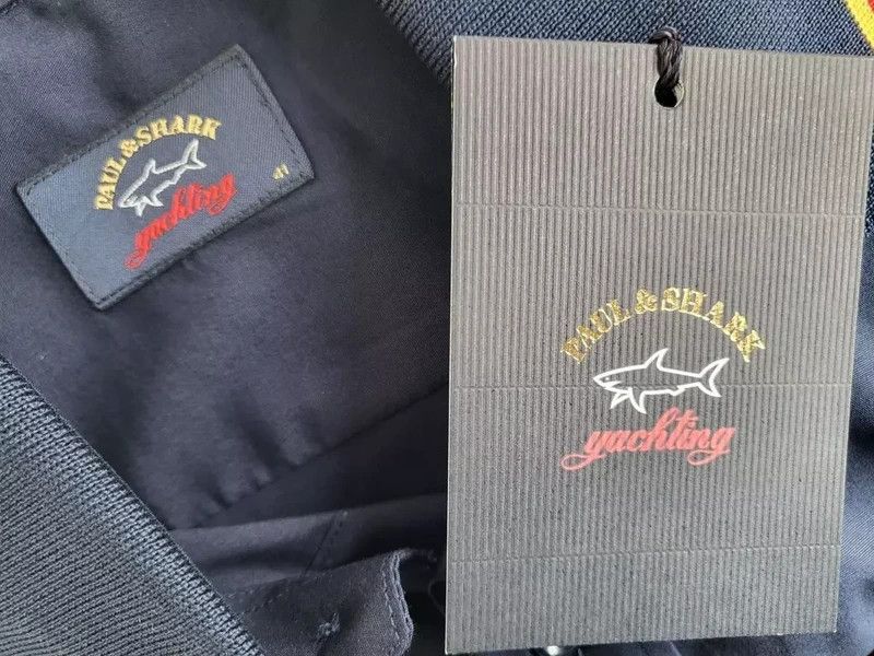 Paul & Shark RRP320€ PAUL&SHARK sz L NWT Shirts Short Sleeves Solid Size US L / EU 52-54 / 3 - 5 Thumbnail