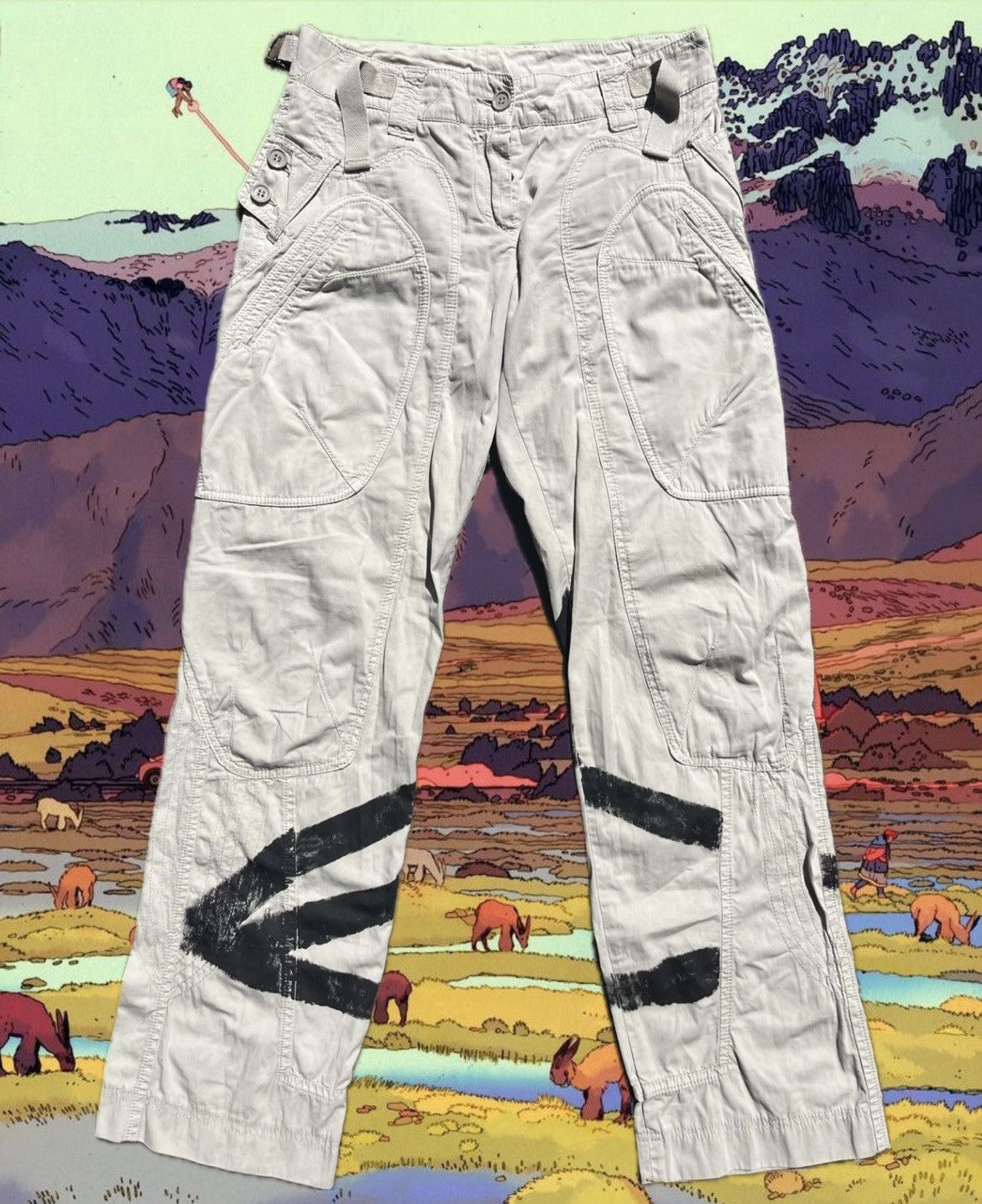 Dolce & Gabbana Dolce & Gabbana 00s Parachute Pants Size US 28 / EU 44 - 1 Thumbnail