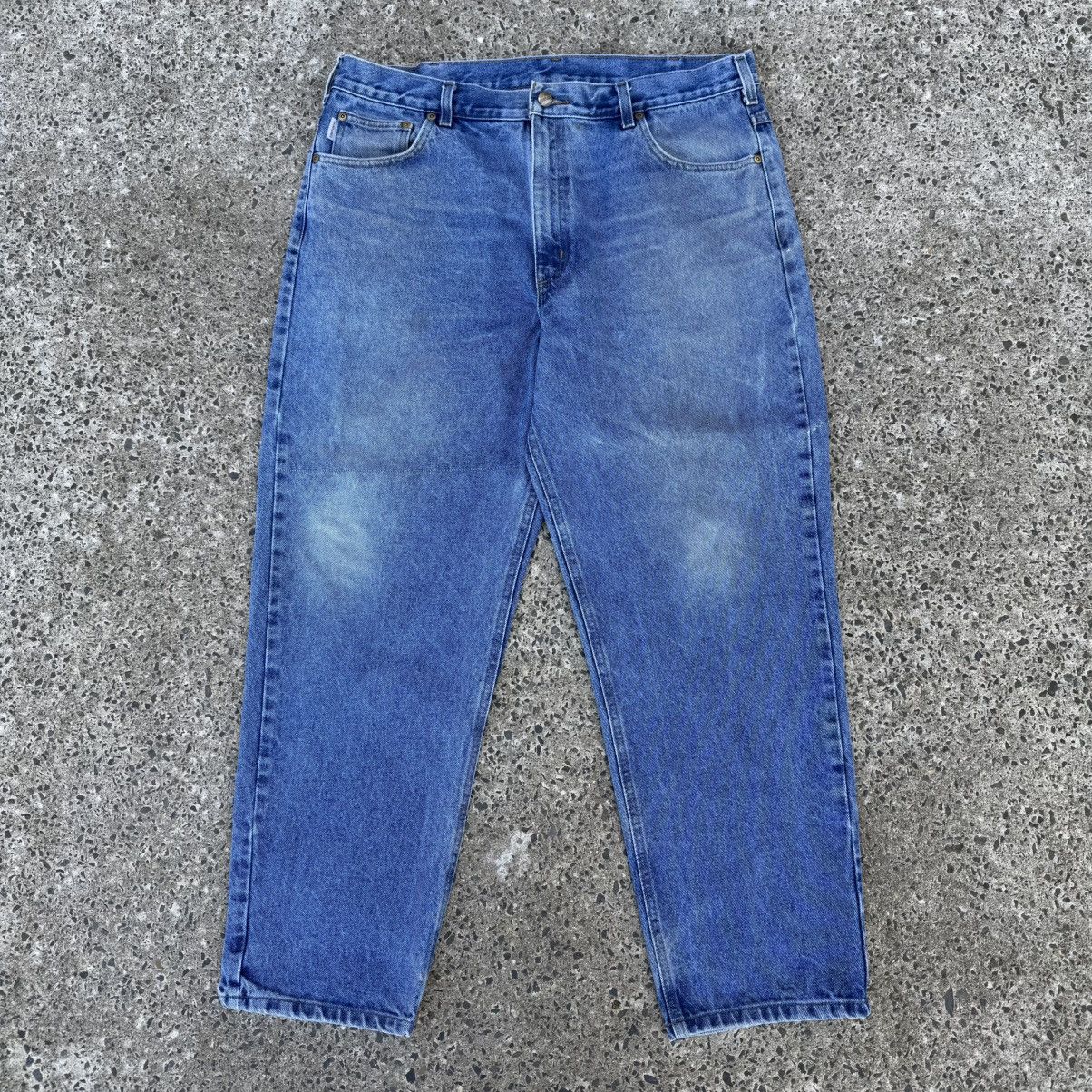 Carhartt × Vintage Crazy Vintage Y2K Carhartt Relaxed Fit Jeans 40x30 Denim Size US 40 / EU 56 - 9 Thumbnail