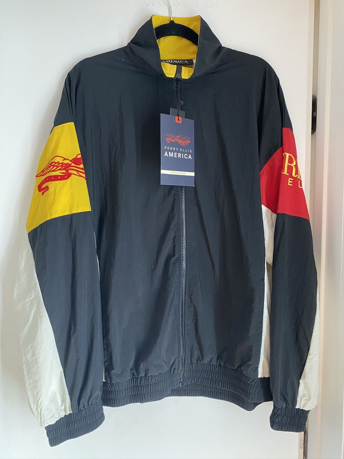 Perry Ellis Perry Ellis America Reissue 90s Track Jacket Limited Edition Grailed