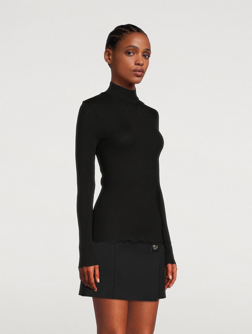 Givenchy o1y0925 Turtleneck Sweater in Black Size S / US 4 / IT 40 - 4 Thumbnail
