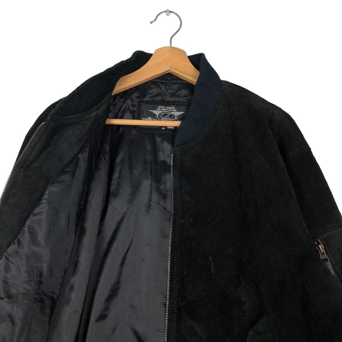 Japanese Brand 🔥Vintage Genuine Leather Jacket Biker Bugle Usa Made Size US M / EU 48-50 / 2 - 12 Thumbnail
