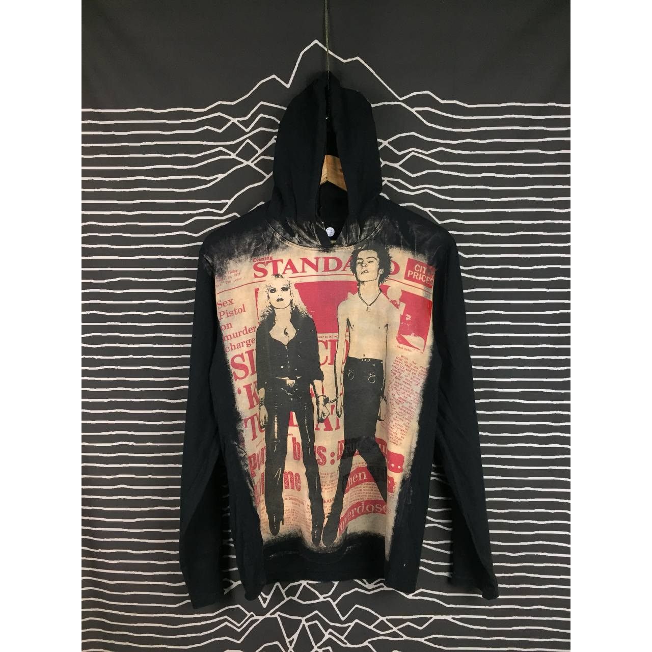 Band Tees Sid And Nancy Sex Pistols AOP Punk Aesthetic Hoodie Size US M / EU 48-50 / 2 - 3 Thumbnail