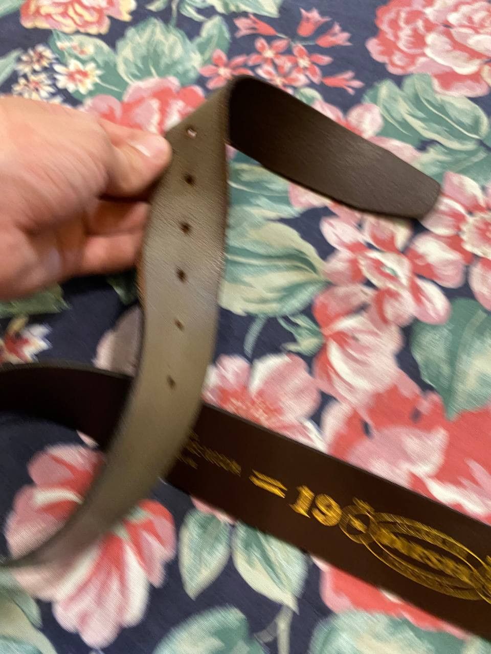Diesel Y2K Vintage Diesel Leather Belt Hype Size ONE SIZE - 13 Thumbnail