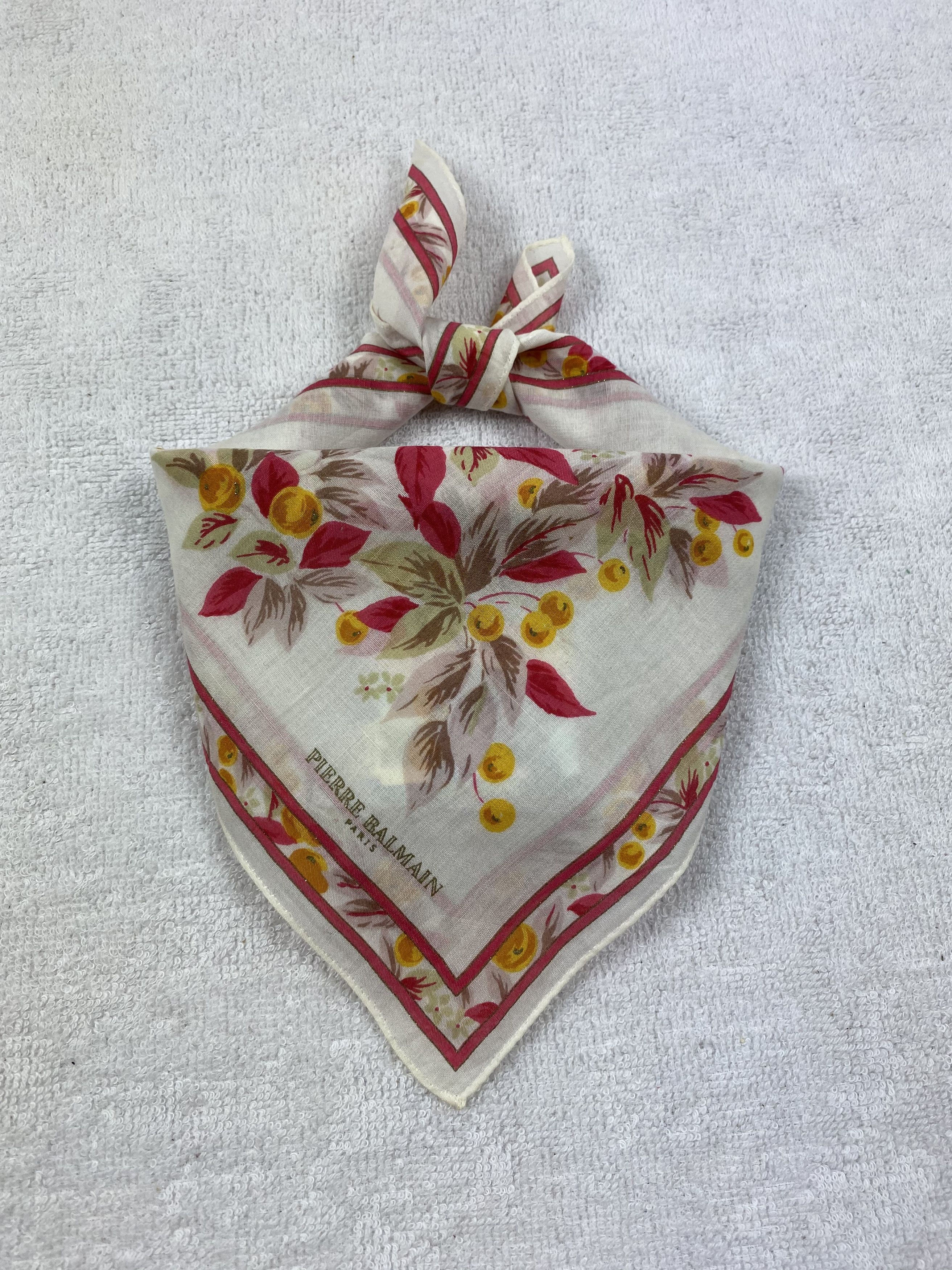 Pierre Balmain × Vintage Pierre Balmain Handkerchief / Bandana / Neckerchief Size ONE SIZE - 2 Thumbnail