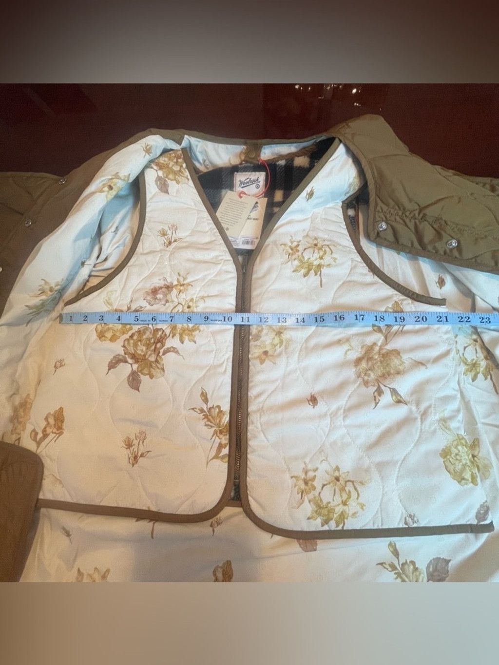 Woolrich Woolen Mills Woolrich M Quilted Jacket + Floral Vest Duo Limited Gorpcore Size M / US 6-8 / IT 42-44 - 9 Thumbnail