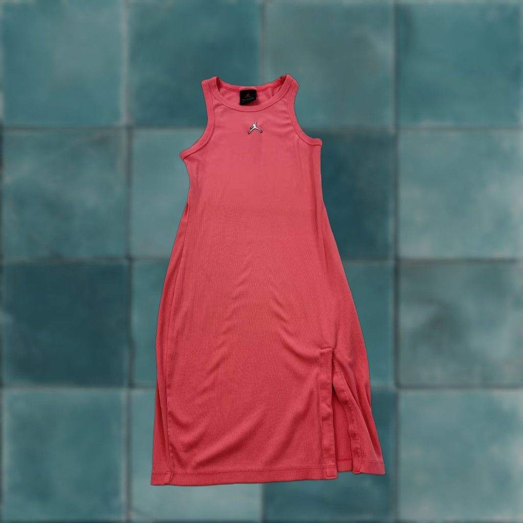 Nike Jordan Nike Dress Womens XS Pink Ribbed Tank Bodycon Mini Jumpman Casual Shirt Womens XS Pink Ribbed Tank Dress Size XS / US 0-2 / IT 36-38 - 1 Thumbnail