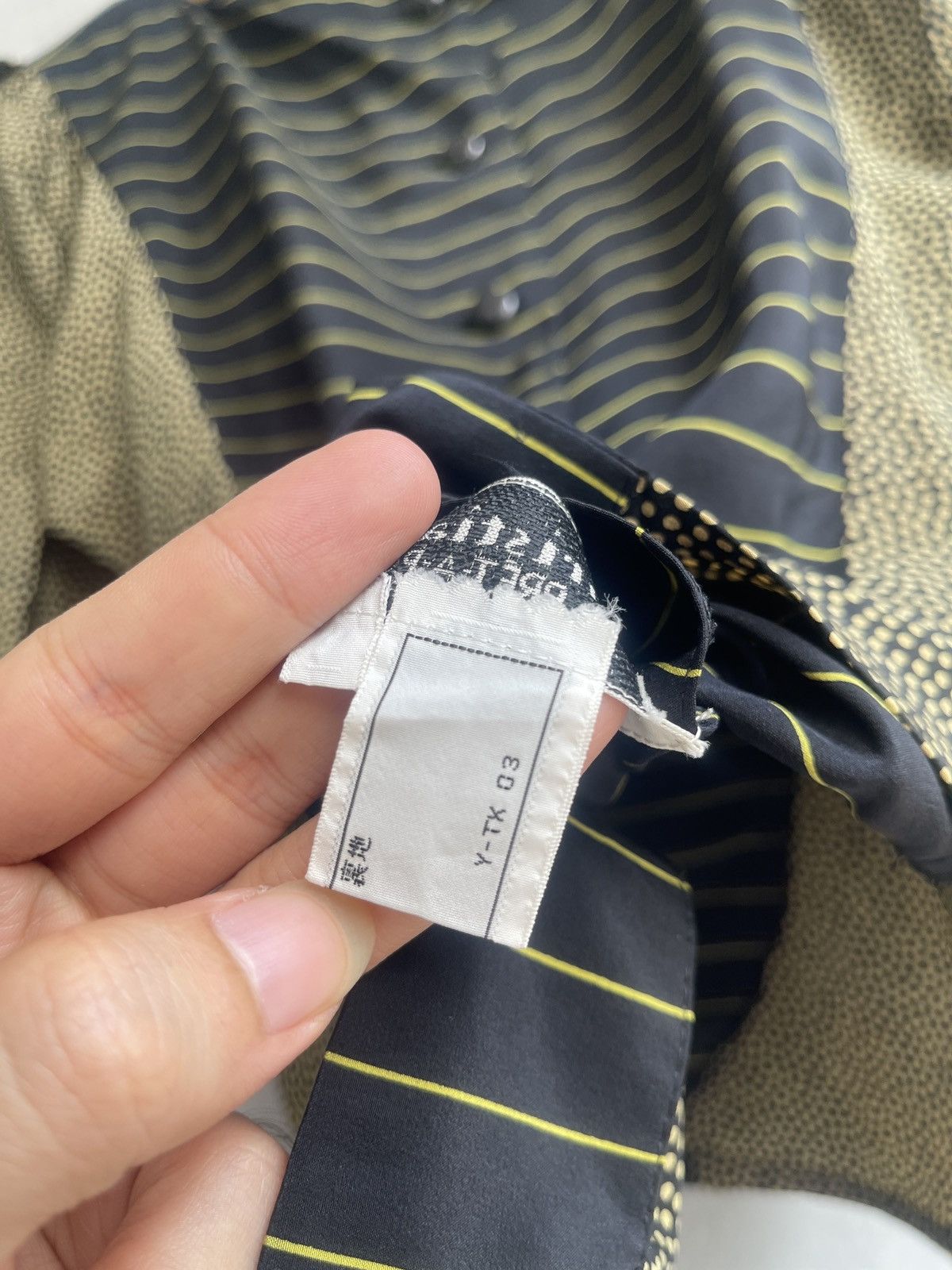 Dior Christian Dior Mixed Print Panel Shirt Size US M / EU 48-50 / 2 - 6 Thumbnail