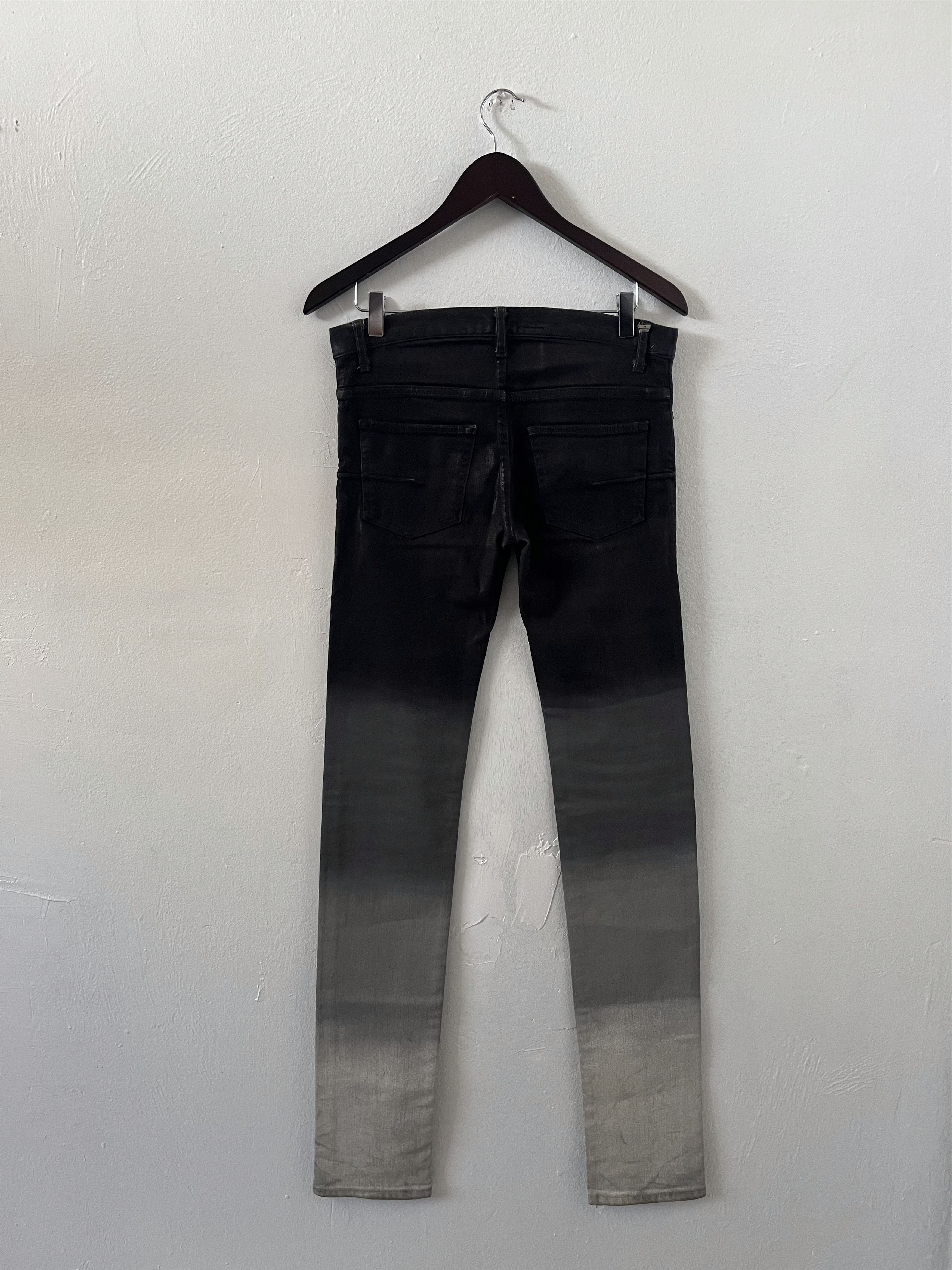 Dior Dior Homme AW09 Gradient Dip-Dye Denim Size US 27 - 2 Thumbnail