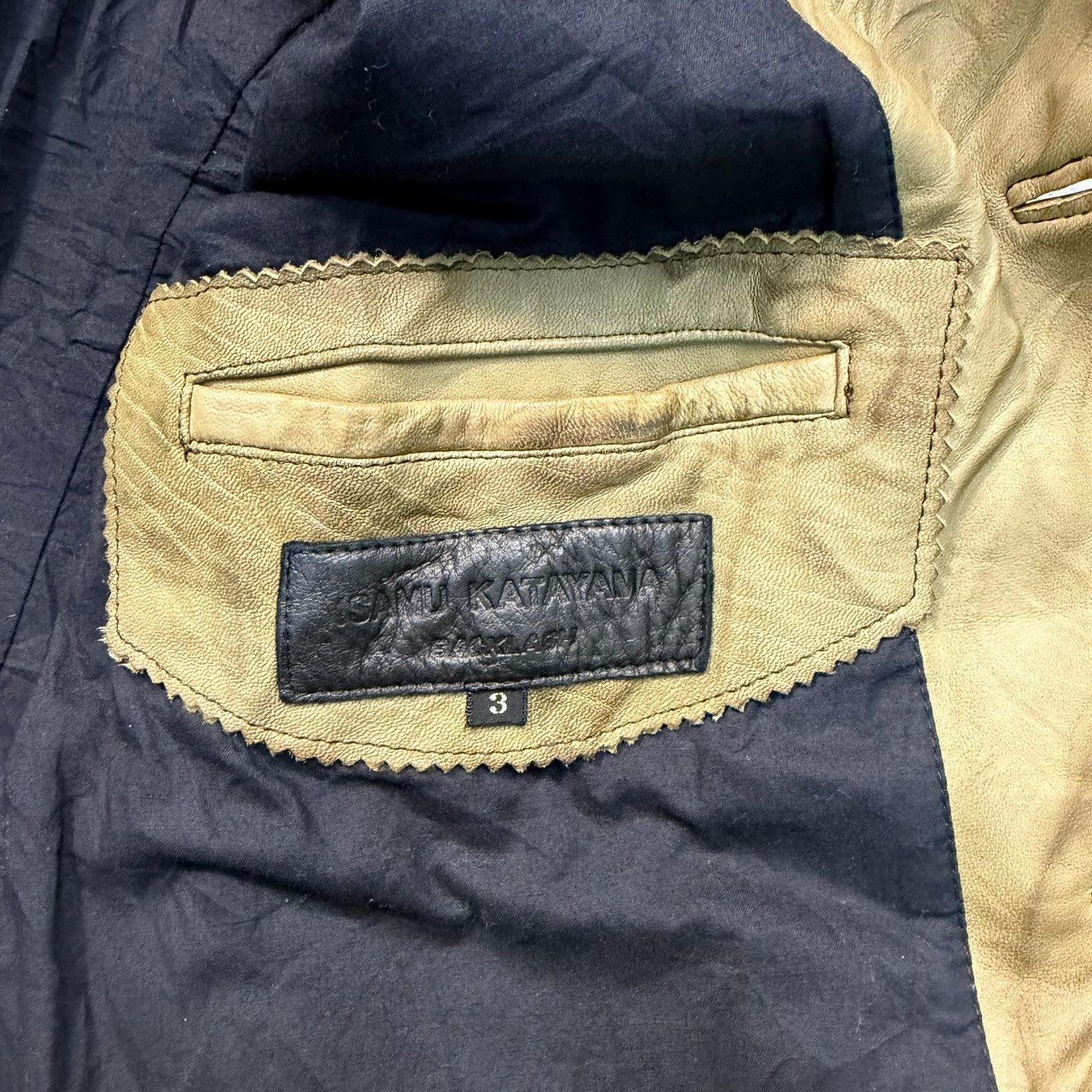 Isamu Katayama Backlash ISAMU KATAYAMA BLACKLASH Leather Blazer Size US L / EU 52-54 / 3 - 8 Thumbnail