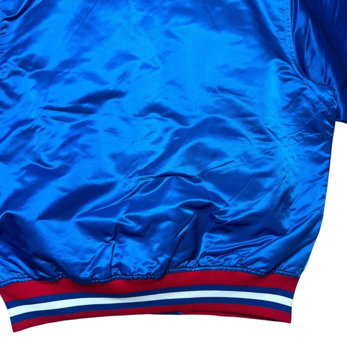Starter 1990s NHL Winnipeg Jets Starter Spell Out Blue Satin Jacket Size US L / EU 52-54 / 3 - 14 Thumbnail