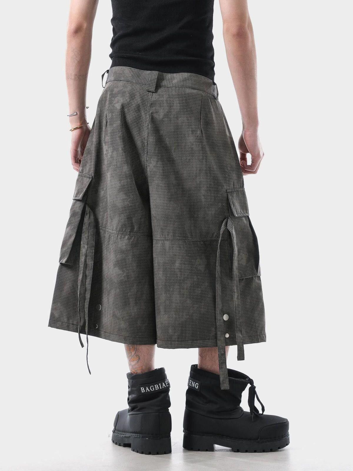Other Cargo Wide Leg Culottes with Pockets, Baggy Cargo Shorts Size US 30 / EU 46 - 5 Thumbnail