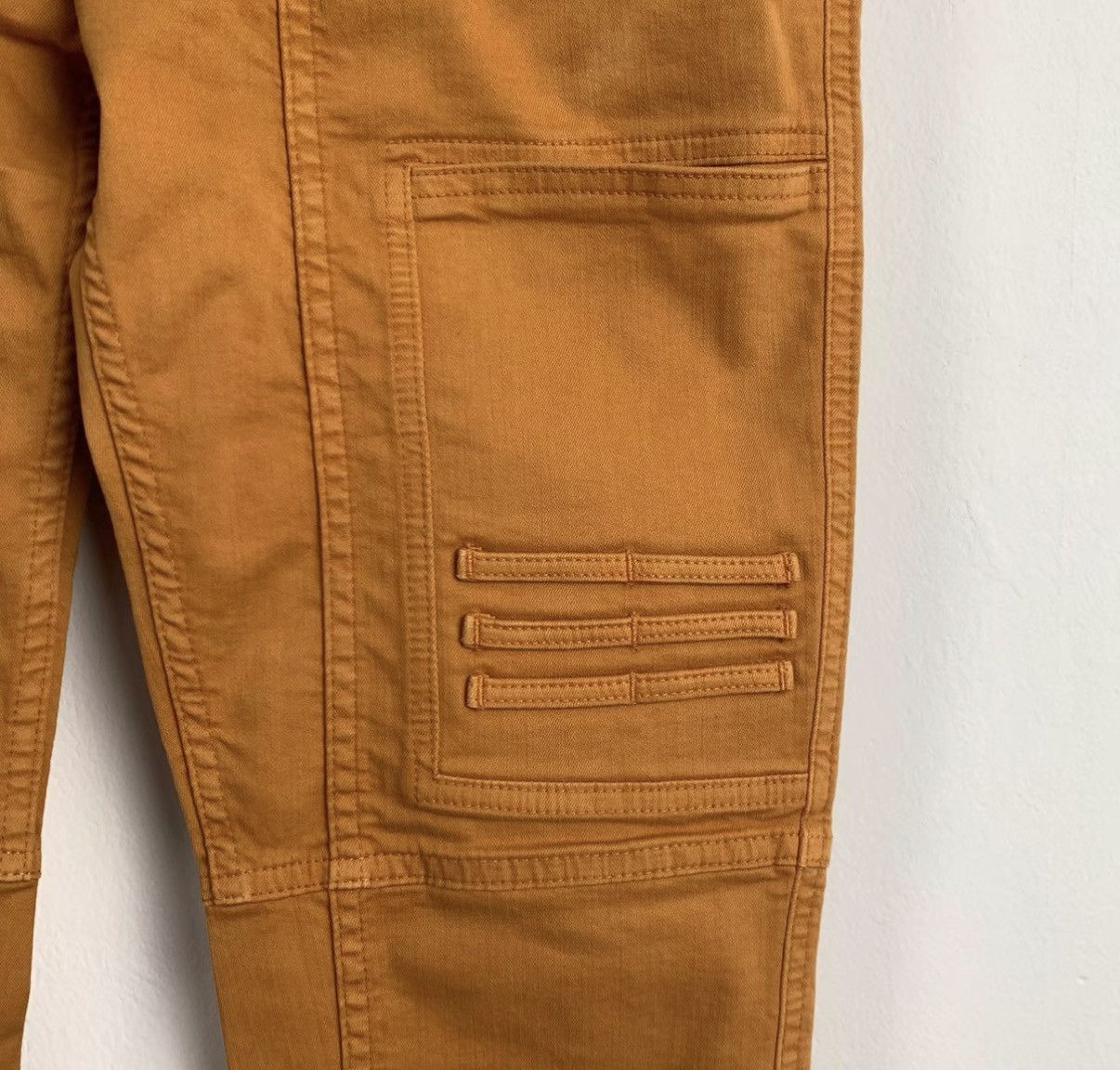 Rick Owens Rick Owens DRKSHDW Orange Motorcycle Pants Size US 32 / EU 48 - 2 Thumbnail