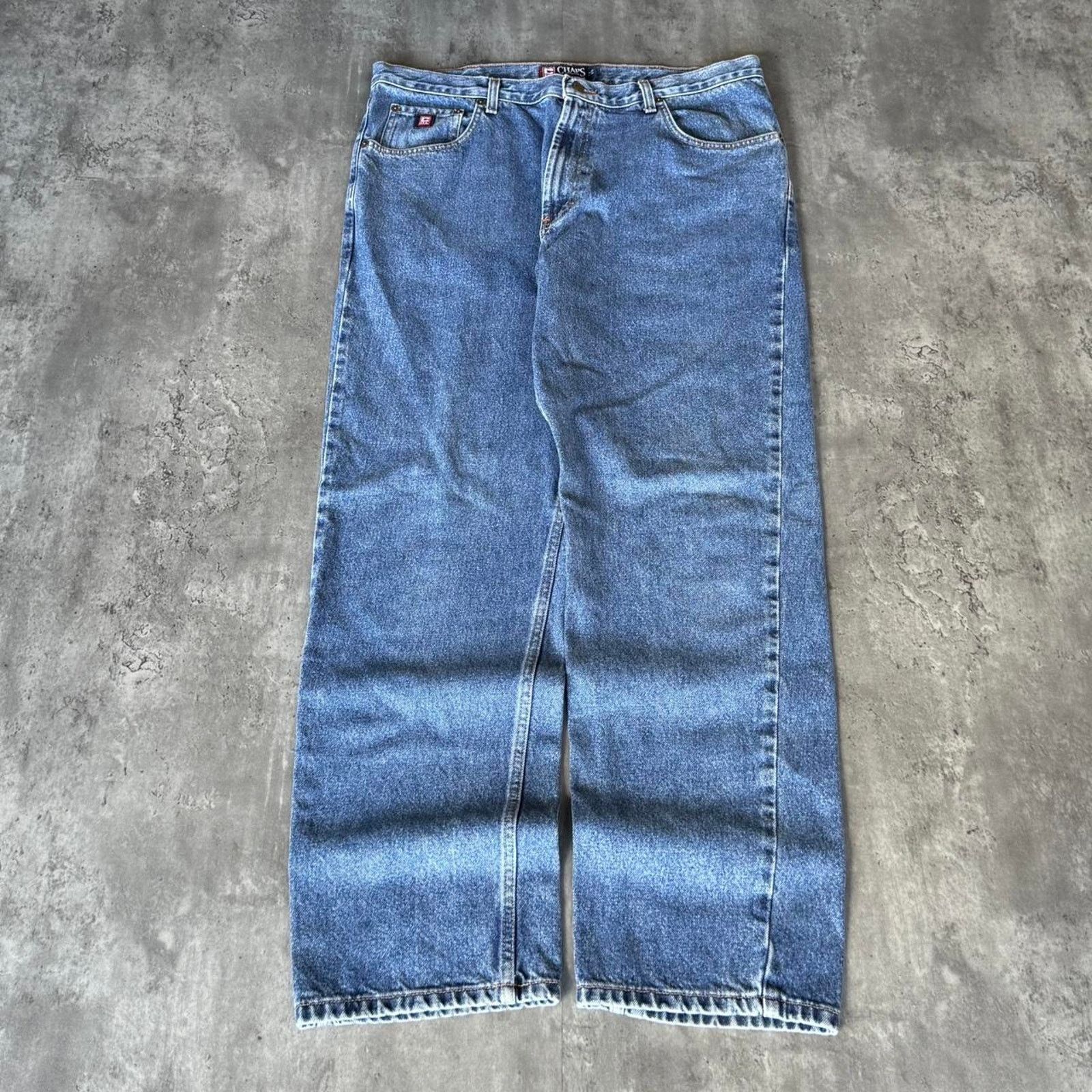 Chaps × Chaps Ralph Lauren × Ralph Lauren Vintage Y2K Chaps Ralph Lauren Grunge Opium Baggy Jeans Size US 37 - 2 Thumbnail